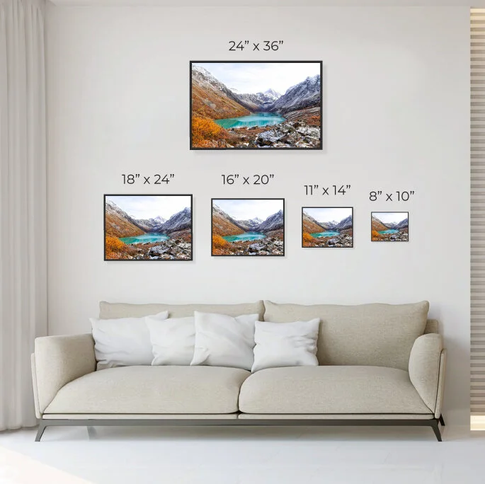 Eagle Lake in Late Autumn Print — Laulainen Arts